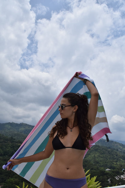 Rainbow Microfiber Travel Towel